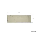 Cărămidă șamotă refractară 29,5 x 9 x 2,5 cm pentru sobe și șeminee