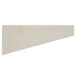 Placă din șamotă 9,5 x 22,6 x 3,5/2,5 cm pentru sobe și șeminee