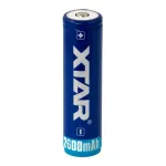 Acumulator 18650 XTAR 2600mAh Li-Ion 3.7V cu terminal, pentru lanterne