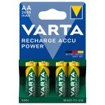 Acumulatori AA Varta Recharge Accu Power 2600 mAh, NiMH, blister 4 buc
