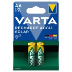 Set 2 acumulatori AA NiMH 800 mAh Varta Solar pentru lămpi de grădină