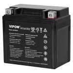 Acumulator moto Vipow 12V 5Ah, 70A pornire, terminal G3