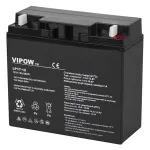 Acumulator staționar AGM VRLA 12V 17Ah Vipow, etanș, pentru UPS și alarmă