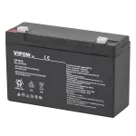 Acumulator staționar AGM VRLA Vipow 6V 12Ah, etanș, pentru UPS și alarme
