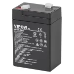 Acumulator staționar AGM VRLA 6V 4.5Ah Vipow HQ pentru UPS și alarme