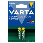 Acumulatori AAA Varta 800 mAh NiMH, gata de utilizare, blister 2 bucăți