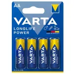 Set 4 baterii alcaline Varta Longlife Power AA LR6 1,5V