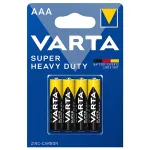 Baterii Varta Superlife AAA R03 Heavy Duty, zinc-carbon, 4 bucăți