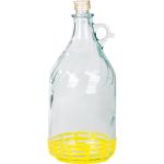 Demișon din sticlă Strend Pro Stella 3L pentru vin și pălincă, cu capac