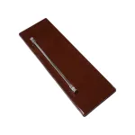 Ușă inferioară maro pentru lemne la sobă Kuzine, cu mâner metalic