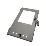 Dvierka na Kachle Thalia Uno Glass Lite, šedé, 3,9 kW