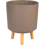 Ghiveci Strend Pro Garden, culoare cafea, 30x30x37 cm, din plastic rezistent