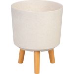 Ghiveci Strend Pro alb White Weath Finish, 24,5x24,5x31 cm