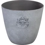Ghiveci Strend Pro Garden gri, din plastic rezistent UV, 28,5 x 26 cm