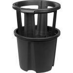 Ghiveci pentru cultivarea cartofilor Strend Pro, cu fereastra, negru 35x28 cm