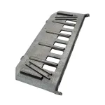 Grătar lateral din fontă pentru sobă Kuzine CASTIRON, Strend Pro