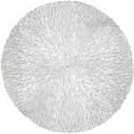 Podložka MagicHome pod tanier, 38 cm, strieborná