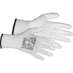 Mănuși de grădinărit Strend Pro Brotula White 10/XL, albe, blister