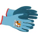 Rukavice Strend Pro, detské, chlapčenské, so psíkom, modré, záhradné, s blistrom, veľ. 6