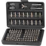 Set biți Strend Pro 100 piese din oțel CrV, în cutie de transport