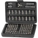 Set biți Strend Pro 100 piese din oțel CrV, în cutie de transport