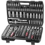 Trusă de scule Strend Pro 172 piese, tubulare, biți și clicheți, în valiză