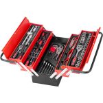 Trusă de scule Strend Pro, 85 piese, în cutie metalică tip valiză