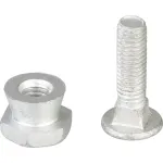 Set șurub și piuliță pentru colier de prindere, zincate