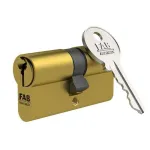 Cilindru pentru usa FAB HOME 30/35 mm, alama, 3 chei, constructii