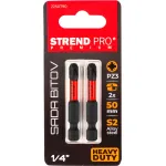 Set biți Strend Pro Premium Pozidriv PZ3, 50 mm, 2 bucăți