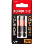 Set 2 biți Torx T20 Strend Pro Premium, 50 mm, oțel S2