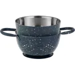 Set 2 strecurători cu bol MagicHome, inox, 15,5 cm, cu mânere