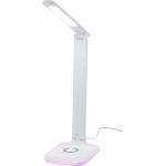Lampa Strend Pro, stolná, dotykové ovládanie, stmievanie, RGB, podsvietený podstavec, 4 W, biela