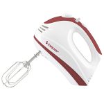 Mixer de mână Beper 300W cu 5 viteze și funcție Turbo, teluri inox