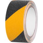 Bandă antiderapantă Strend Pro 50 mm x 5 m, autoadezivă, negru/galben
