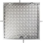 Capac canal MC60 zincat 600x600 mm, cu incuietoare, sarcina max. 150 kg