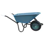 Roabă de grădină Greenlawn Junior 100L, cuvă plastic și roată pneumatică (demontată)