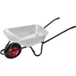 Roabă Strend Pro Premium Fortis Black 85 L, zincată, roată Bantam, 160 kg
