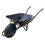 Roabă Strend Pro Garden WBar.B 60L, cu roată pneumatică, cuvă din oțel, demontabilă