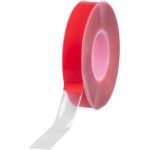 Bandă dublu adezivă acrilică Strend Pro 19 mm x 5 m, montaj, transparentă