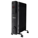 Radiator cu ulei Camry CR 7810, 9 elementi, 2000W, cu telecomandă și LED