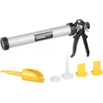 Set pistol pentru silicon/adeziv Strend Pro 600 ml cu duze, 6 piese