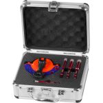 Sada vyrezávačov Strend Pro Premium, 6-8-10-12 mm, 1/4" Hex, diamant, korunky, professional, so šablónou na vŕtanie otvorov