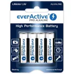 Set baterii alcaline AA (LR06) EverActive Pro Alkaline, 4 buc