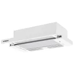 Hotă telescopică încorporabilă Hansa 60 cm, 429 m³/h, alb, LED