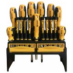 Set șurubelnițe Fieldmann 37 piese cu biți și suport organizator