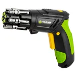 Șurubelniță electrică Fieldmann 3,6V, 6 biți, 6 trepte cuplu, LED