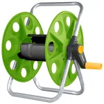 Tambur din aluminiu pentru furtun de irigare Fieldmann, până la 45 m