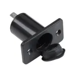 Mufă brichetă mamă 12V pentru panou, cu capac de protecție antipraf