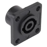 Mufă SpeakON mamă 4 pini pentru montaj pe panou (șasiu)